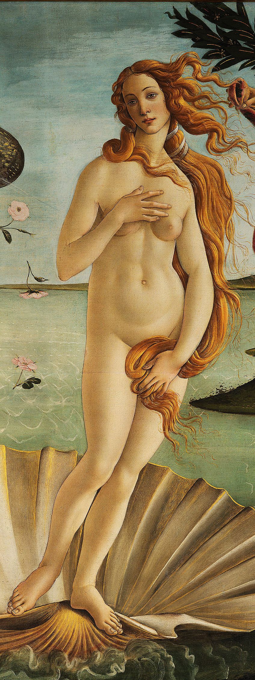 Venus in Birth of Venus Painting