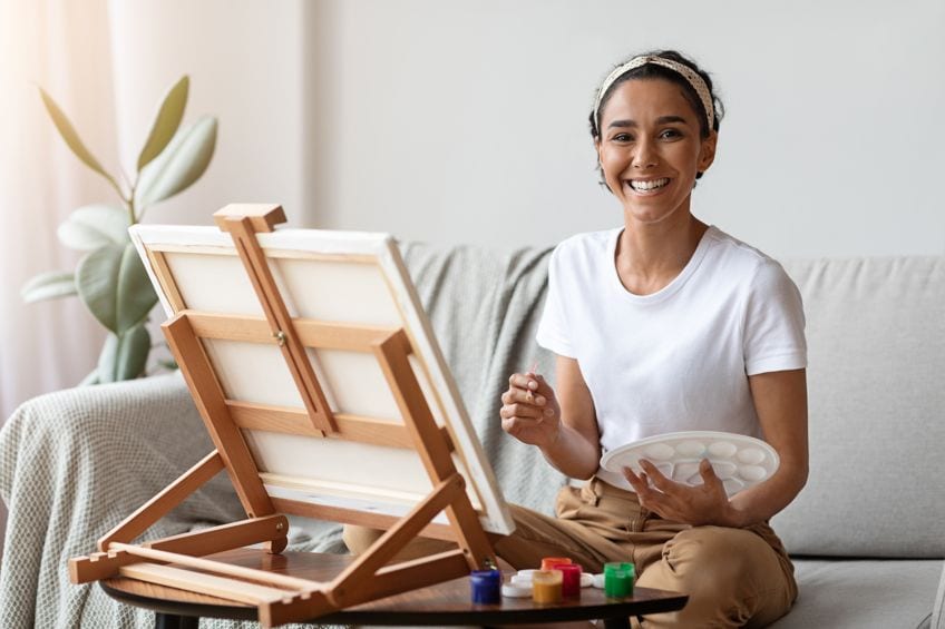Tabletop Easel for Painting