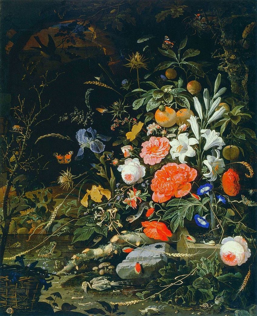 Floral Theme in Vanita Paintings