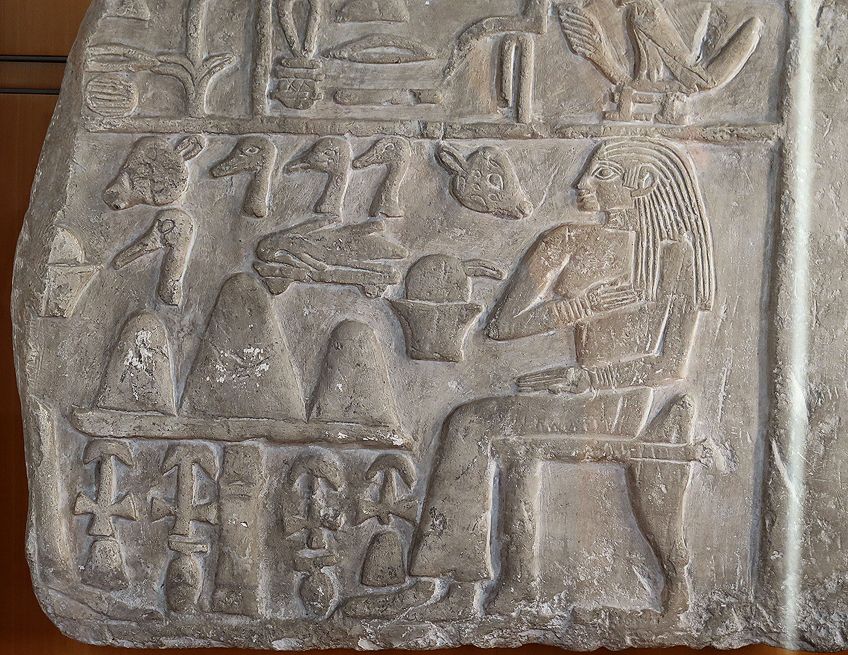 Hieroglyphics in Egyptian Sculpture