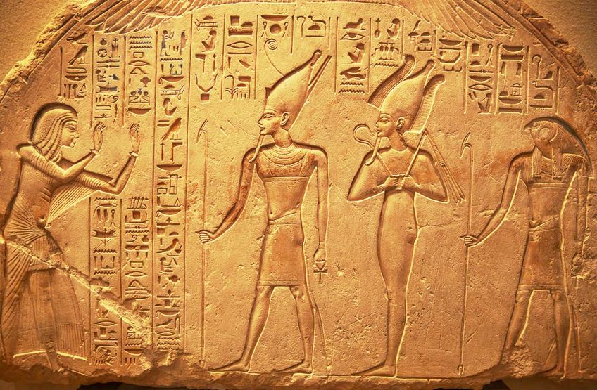 Hieroglyphs in Ancient Egyptian Art