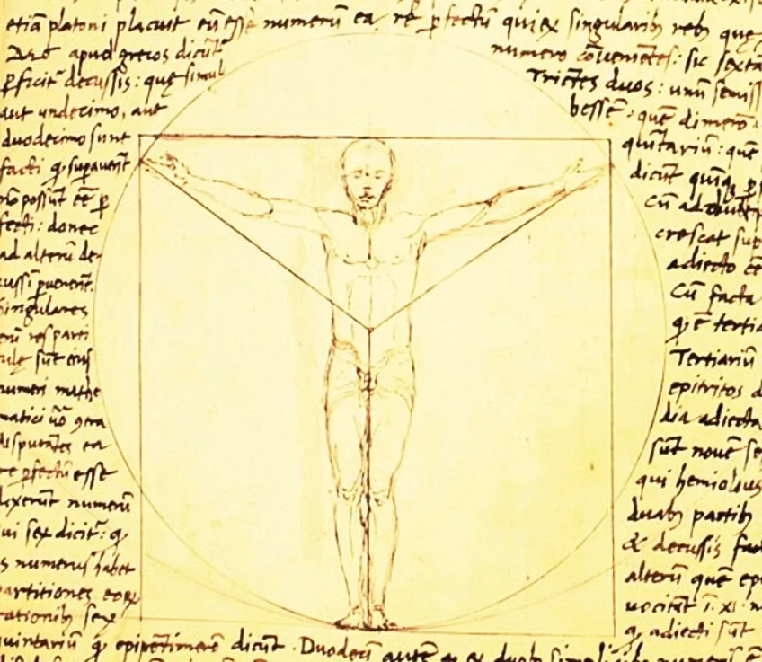 Influences of the Vitruvian Man by Da Vinci