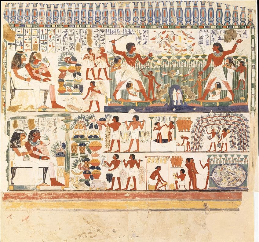 Painting in Egyptian Artwork