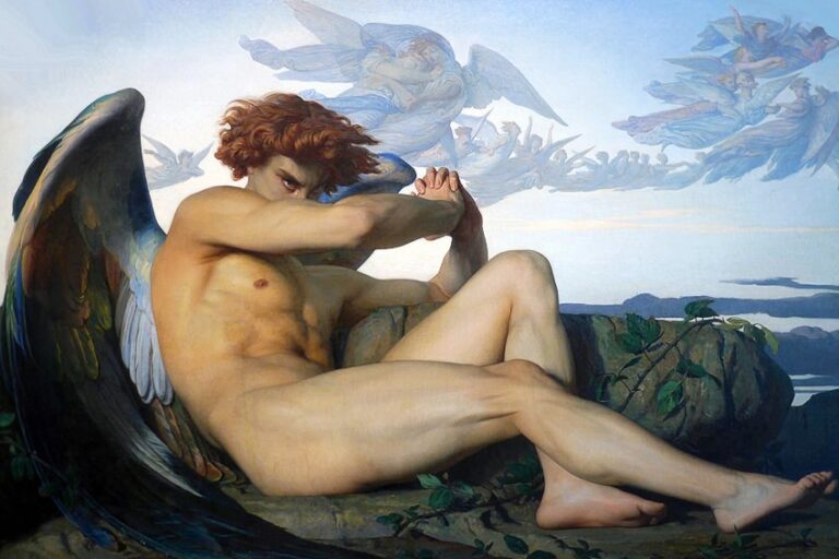 “Fallen Angel” by Alexandre Cabanel – The Painting of Lucifer