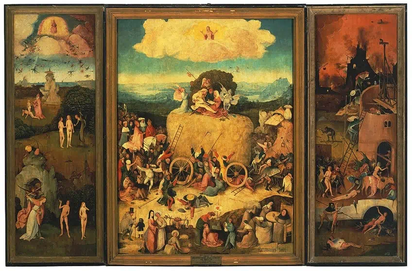 Triptych Hell Paintings