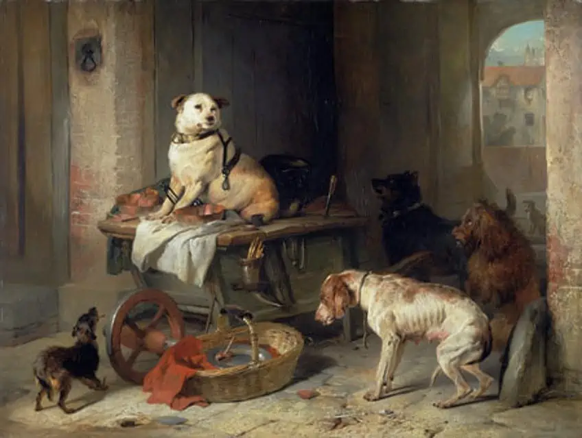 Example of Dogs in Art