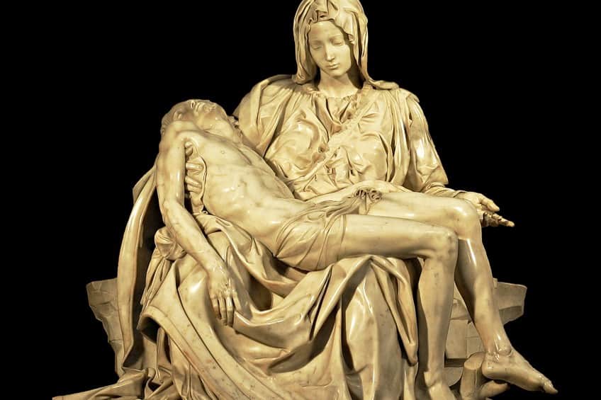 Pietà Statue by Michelangelo