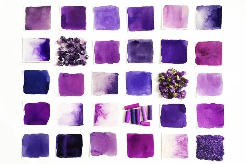 Types of Purple