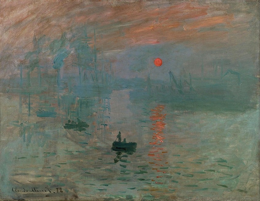 Monet's Sunrise Painting