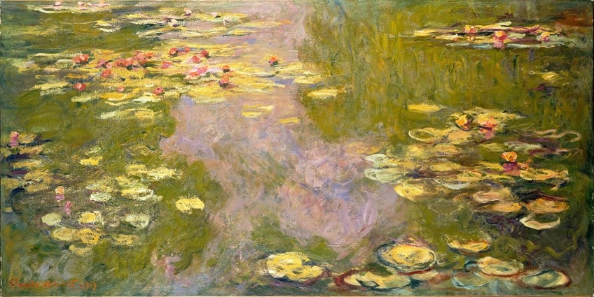 Top Water Lilies Painting
