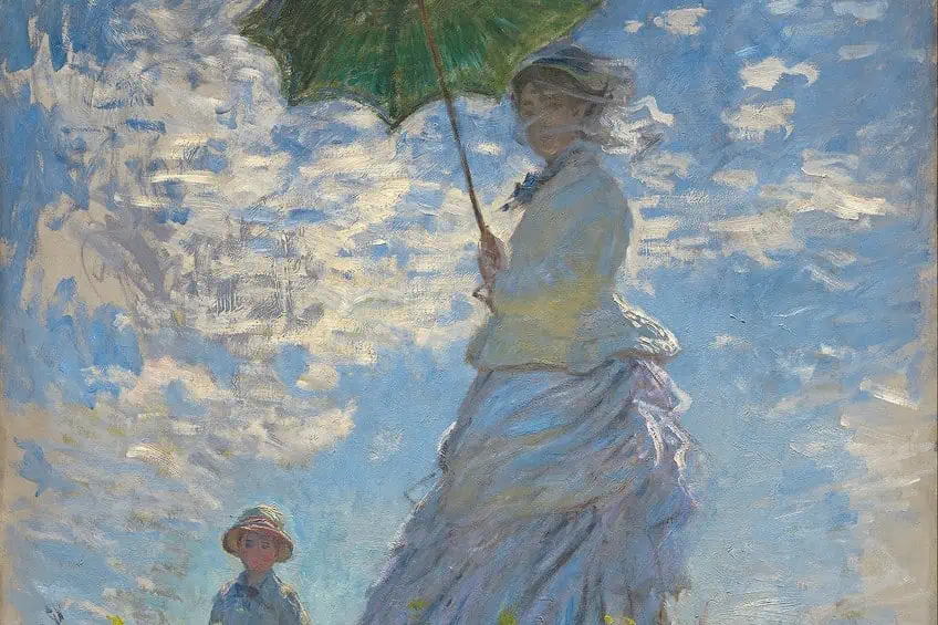 Woman With a Parasol by Claude Monet
