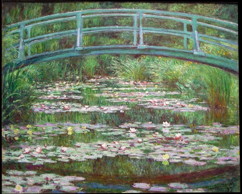 Analysis of Japanese Bridge by Claude Monet