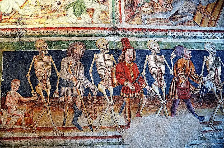 Black Death Fresco