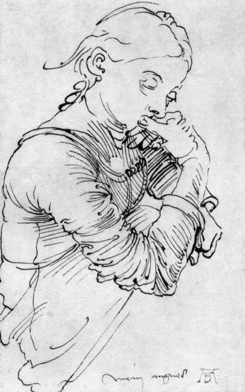 Drawing of Albrecht Dürer Wife
