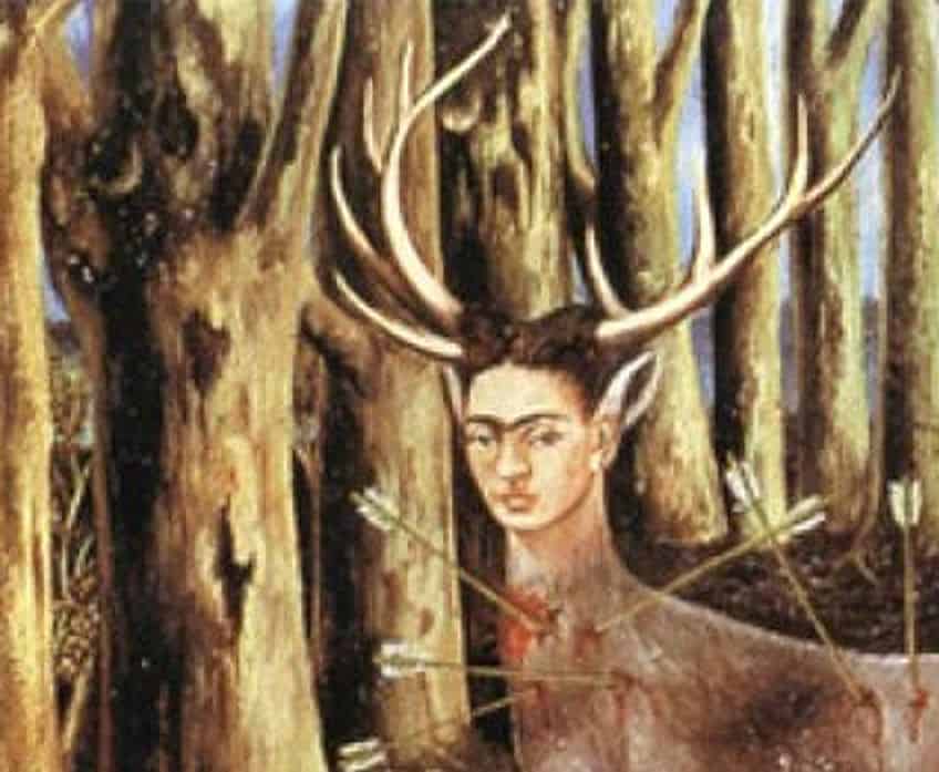 Face of the Wounded Deer Painting
