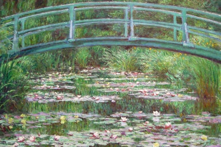 “Japanese Bridge” by Claude Monet – The Famous Bridge Painting