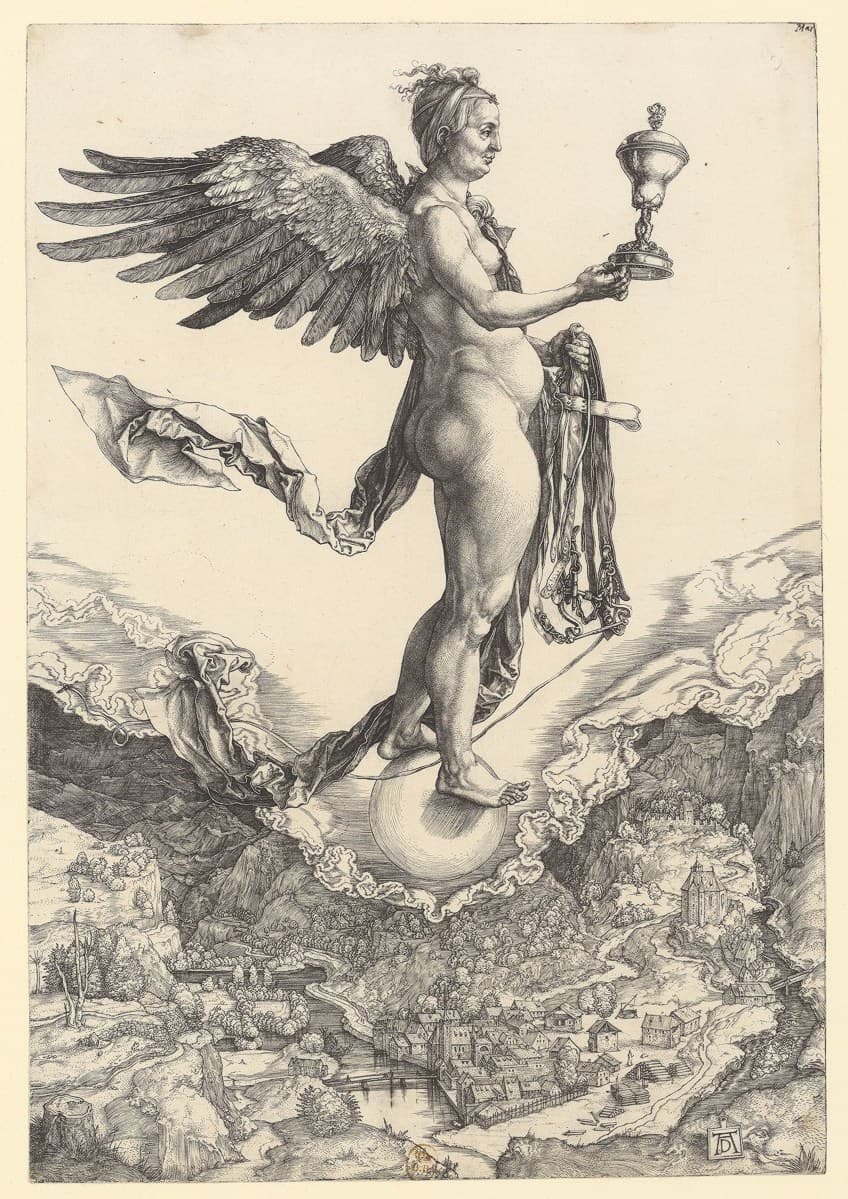 Nemesis Engraving Albrecht Dürer