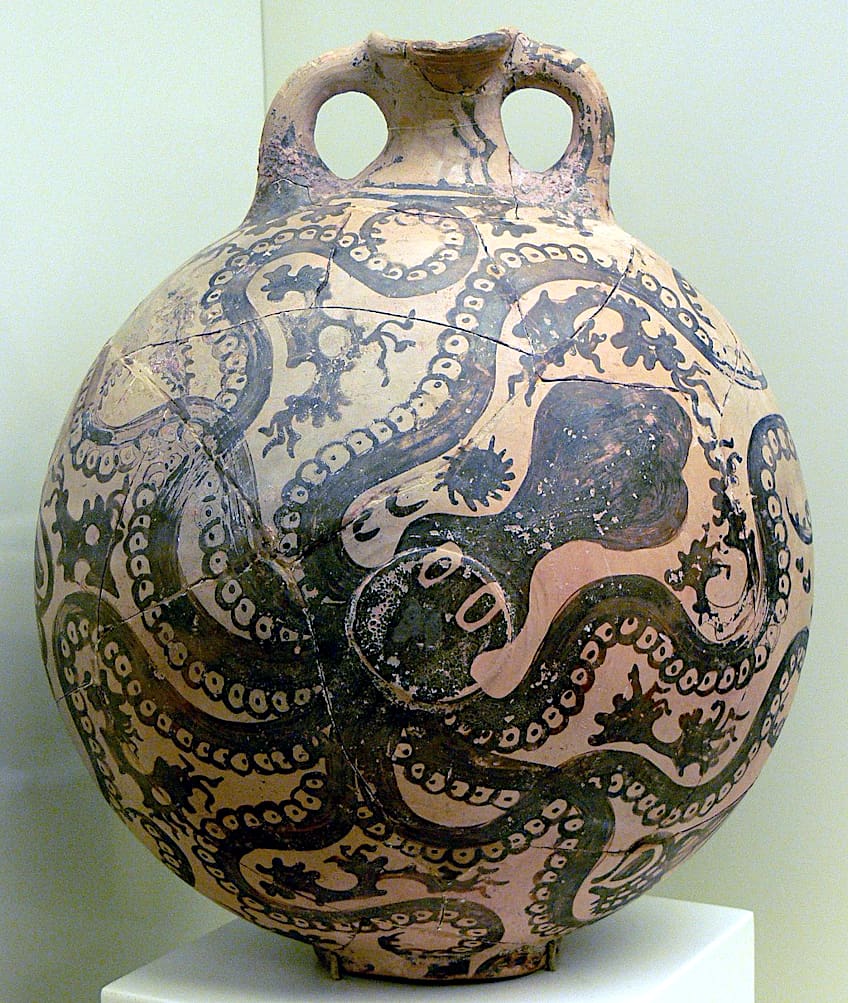 Octopus Minoan Period Vase