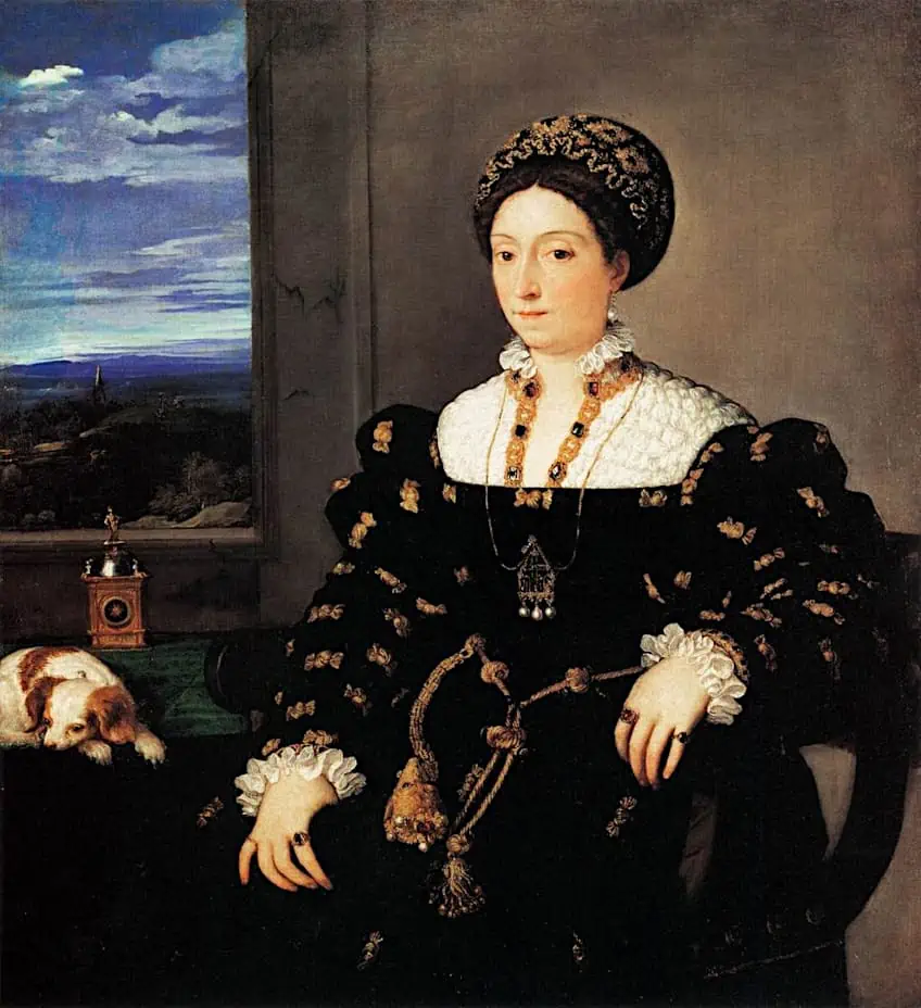 Titian Eleonora Gonzaga Portrait