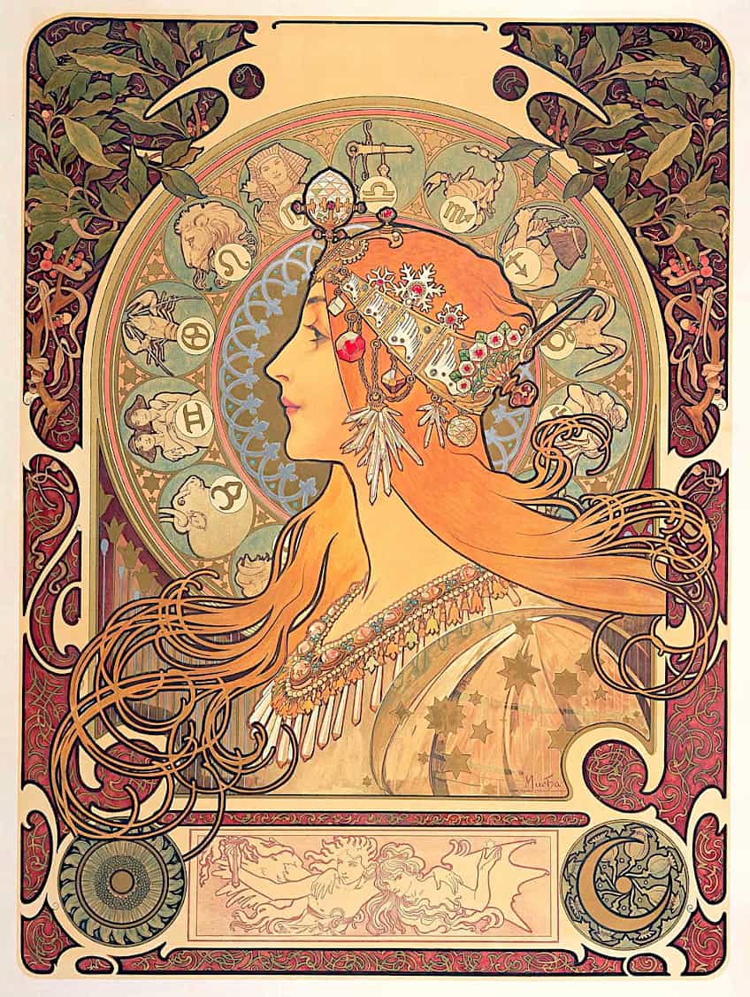 Art Nouveau Illustration Styles