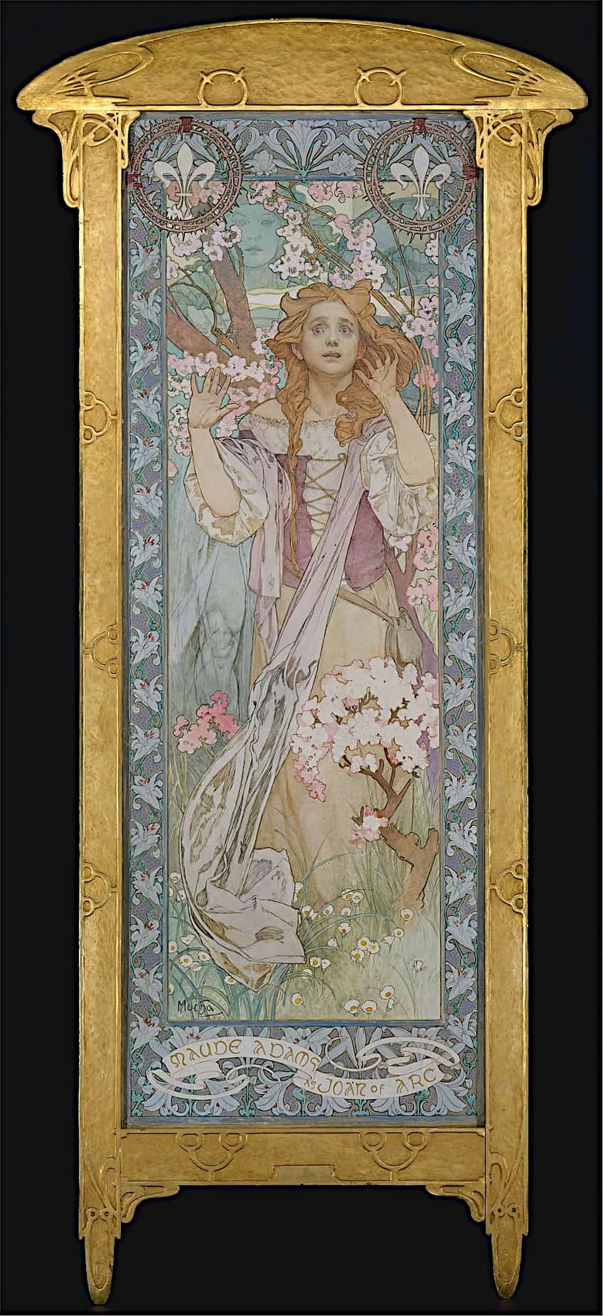Art Nouveau Painting by Mucha