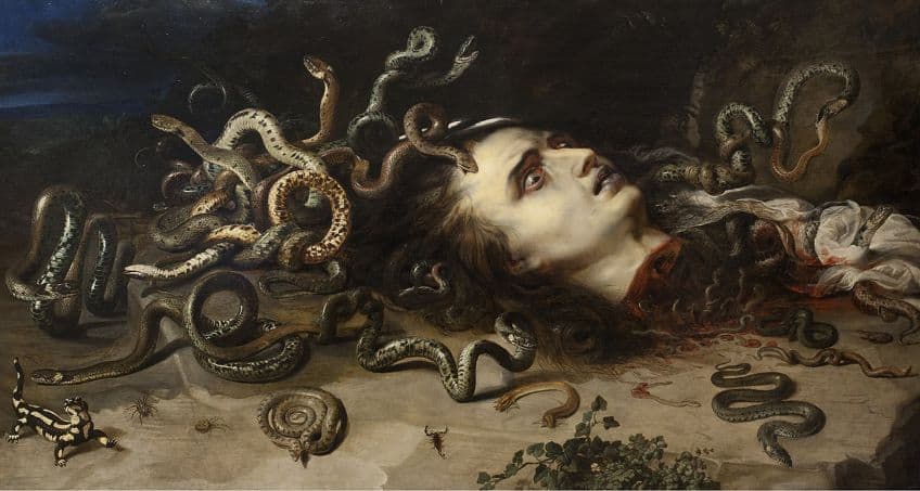 Medusa's Head Painting