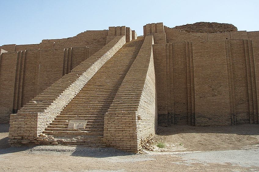 Modern Restoration of the Ziggurat of Ur