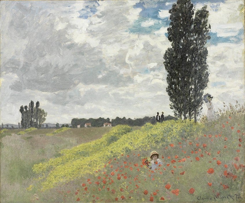 Other Poppy Field Painting by Monet