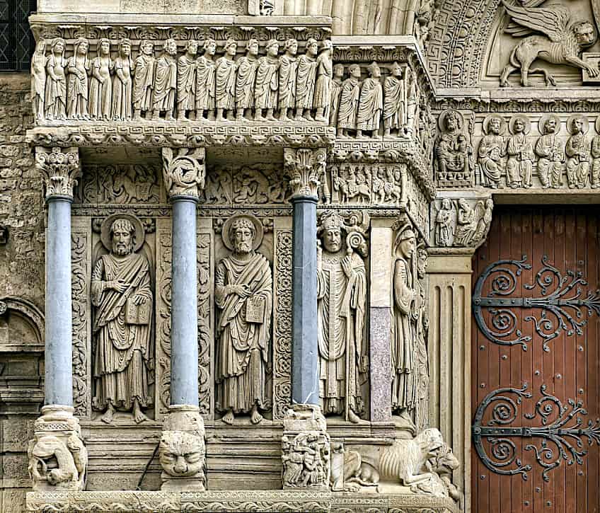 Romanesque Church Facade