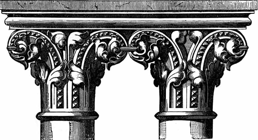 Sculptural Elements in Romanesque Architecture