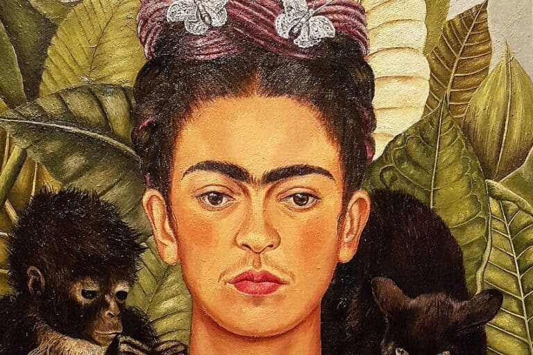 Self-Portrait With Thorn Necklace and Hummingbird – Frida Kahlo