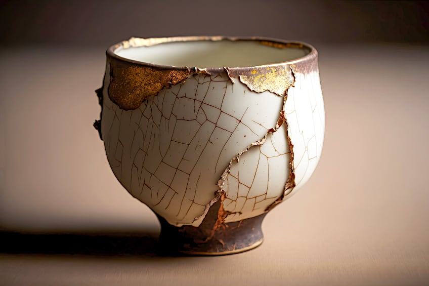 Wabi Sabi Style Kintsugi 