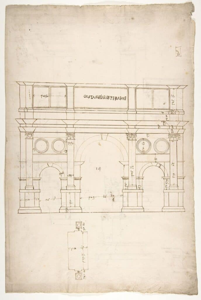 Arch of Constantine - The Arch of Constantine's Architecture
