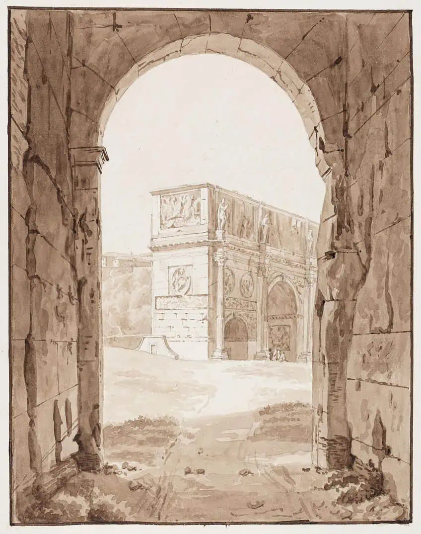 Who Built the Arch of Constantine
