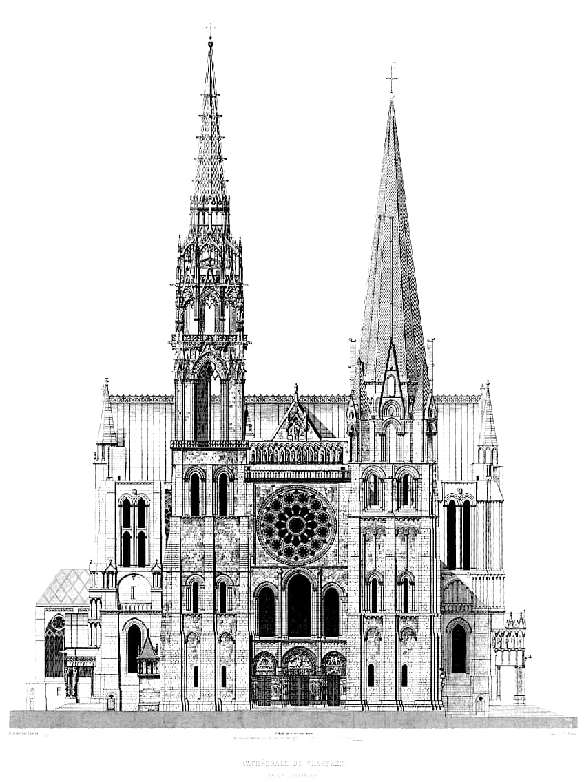 Chartres Cathedral West Facade