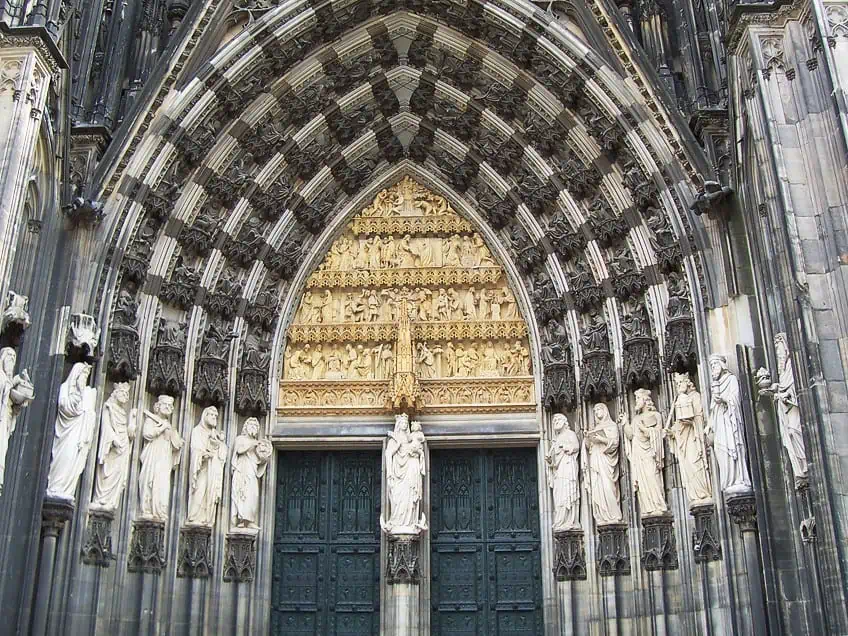 Entrance to the Cologne Cathedral