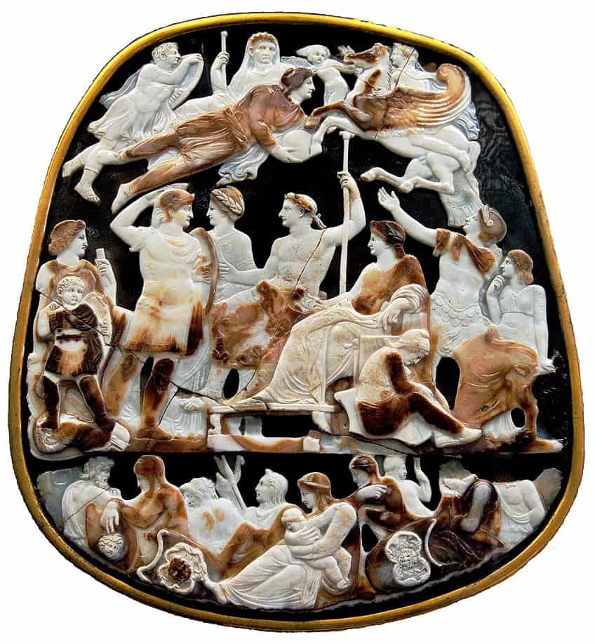 Great Cameo of France Roman Artifacts