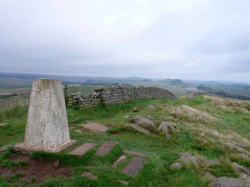 Ancient Roman Wall in England