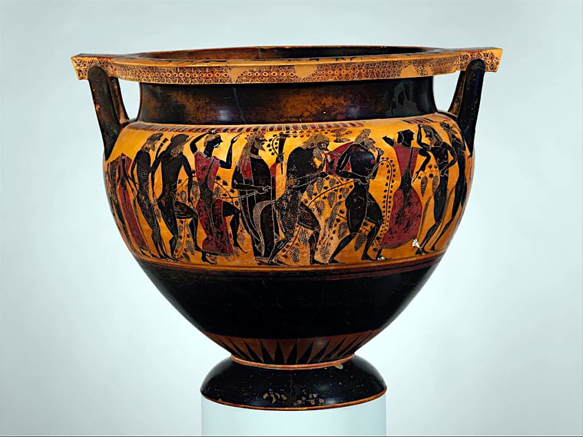 Archaic Greek Wine-Mixing Bowl