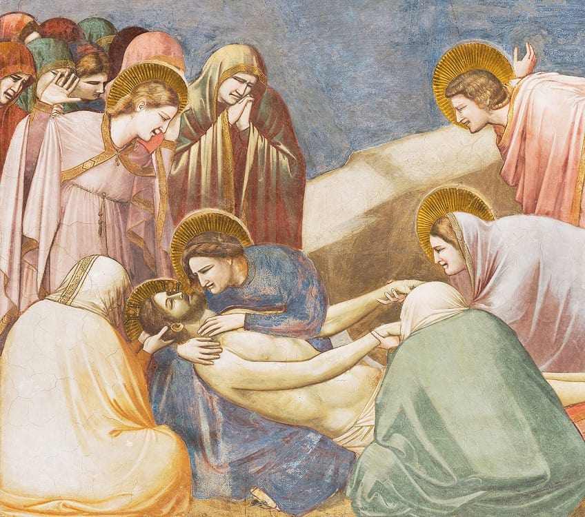 Christ in the Lamentation Painting