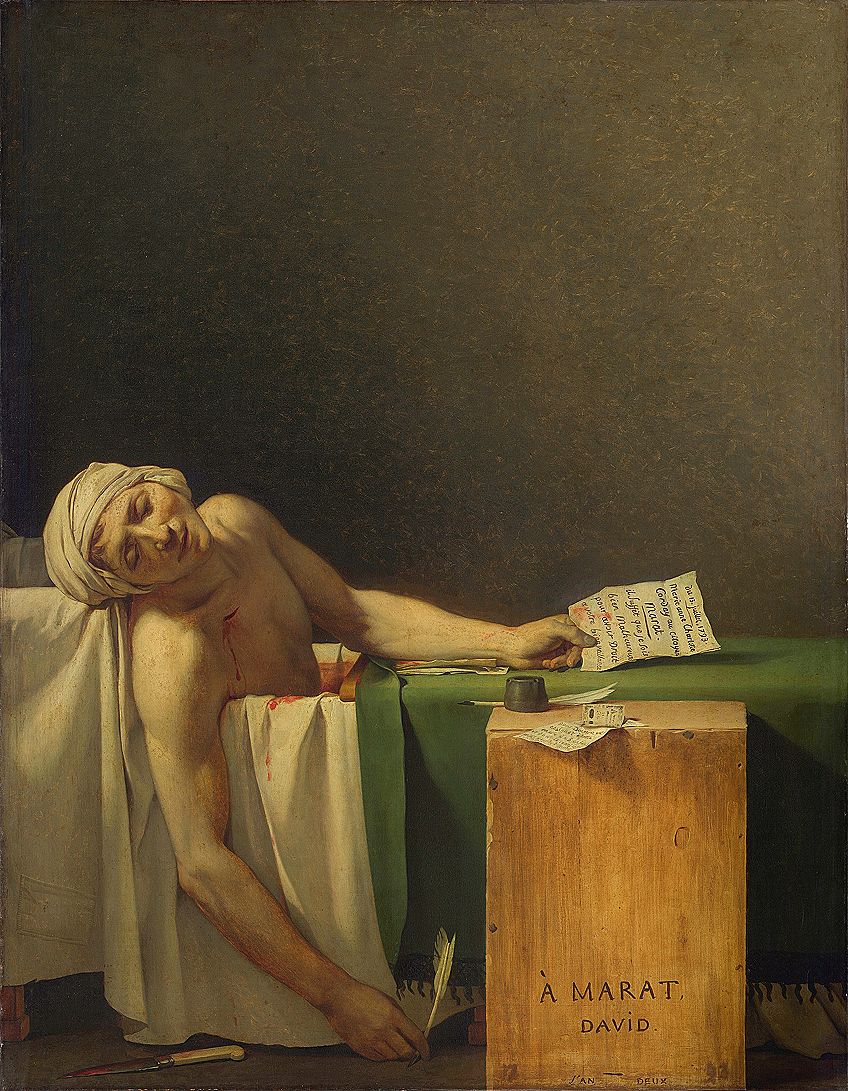 Detailed The Death of Marat Analysis