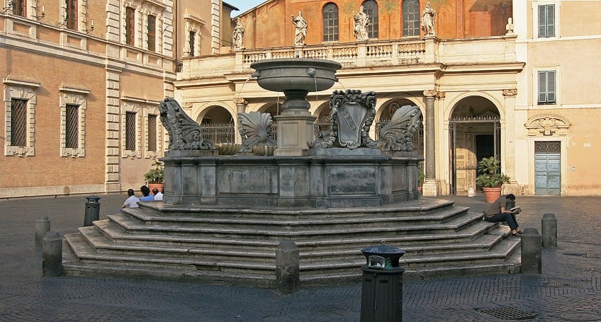 Different Fountains in Rome