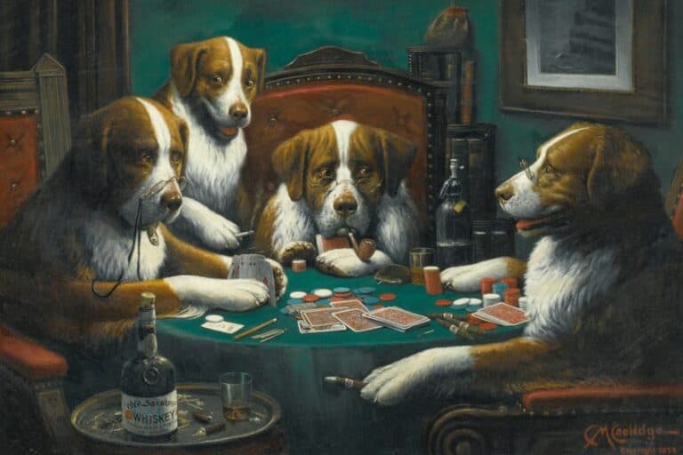 “Dogs Playing Poker” by Cassius Marcellus Coolidge – An Analysis