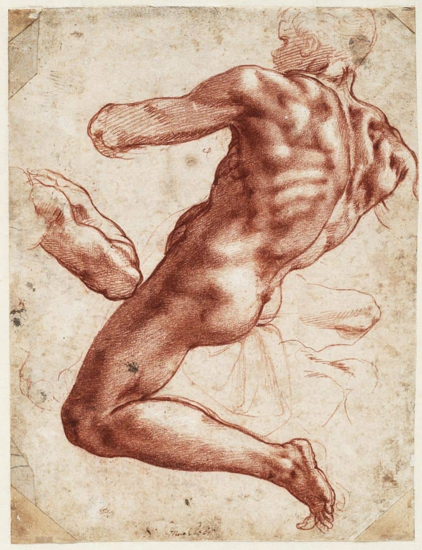 Famous Michelangelo Figure Drawings
