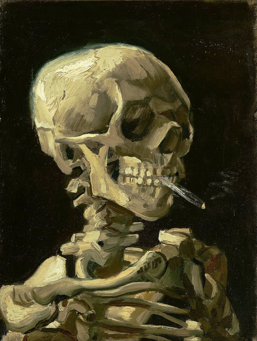 Famous Van Gogh Skull