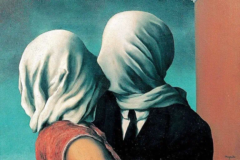 “Les Amants” by René Magritte – The Lovers Painting Analysis
