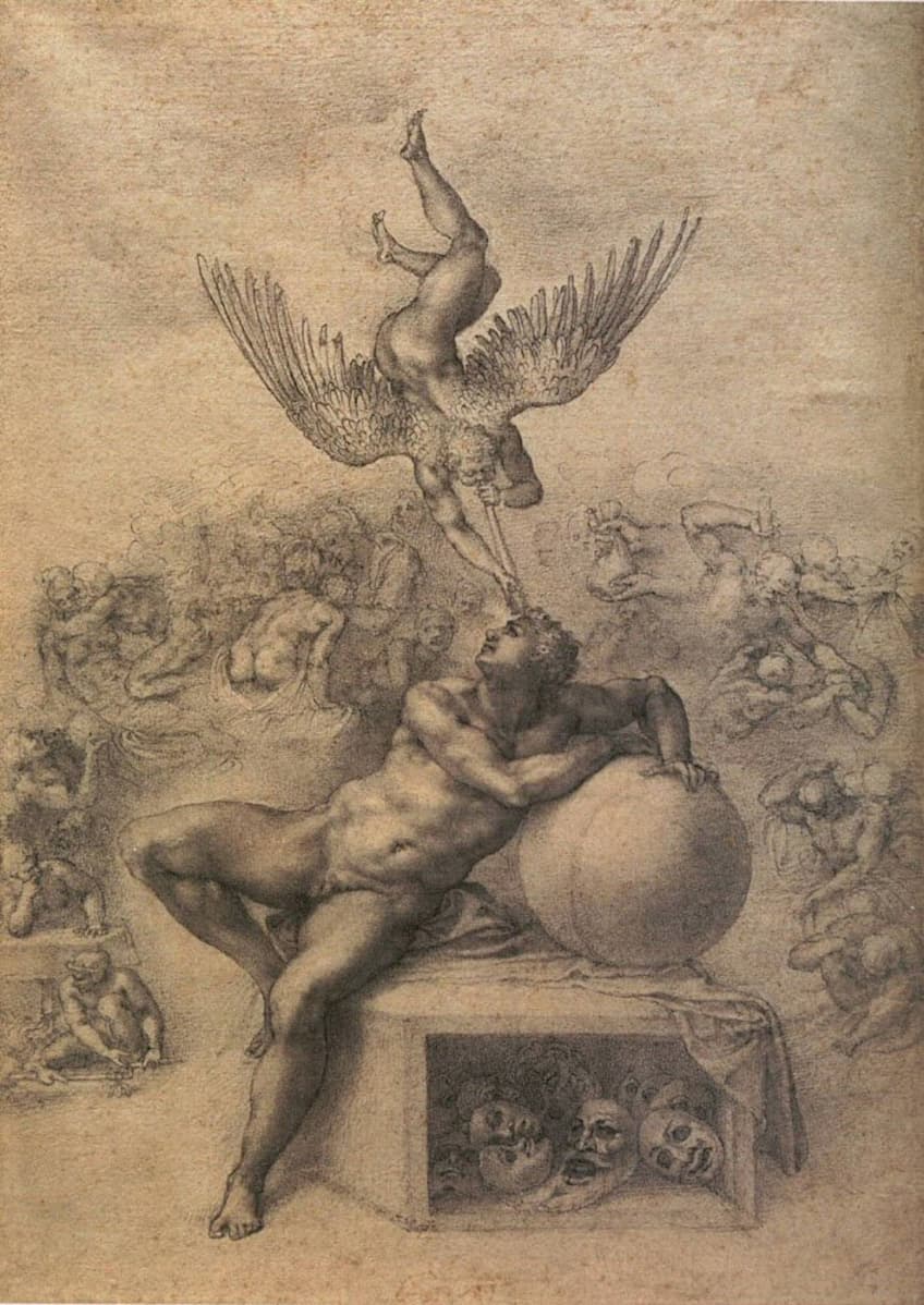 Michelangelo Buonarroti Drawing