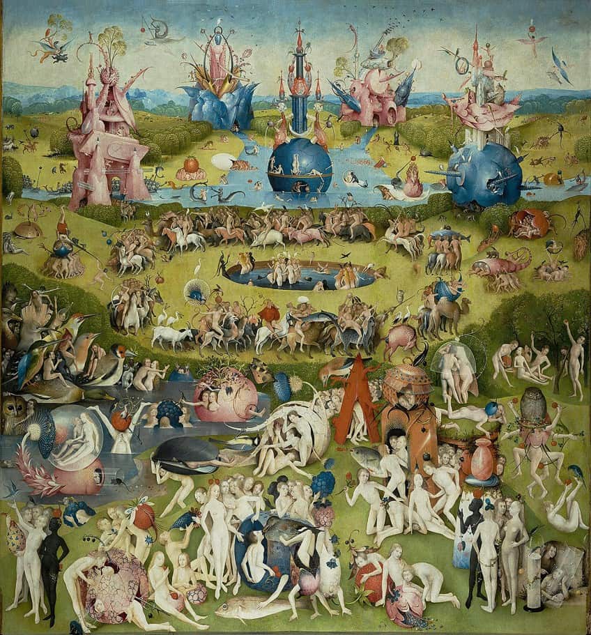 Middle Panel in the Bosch Triptych