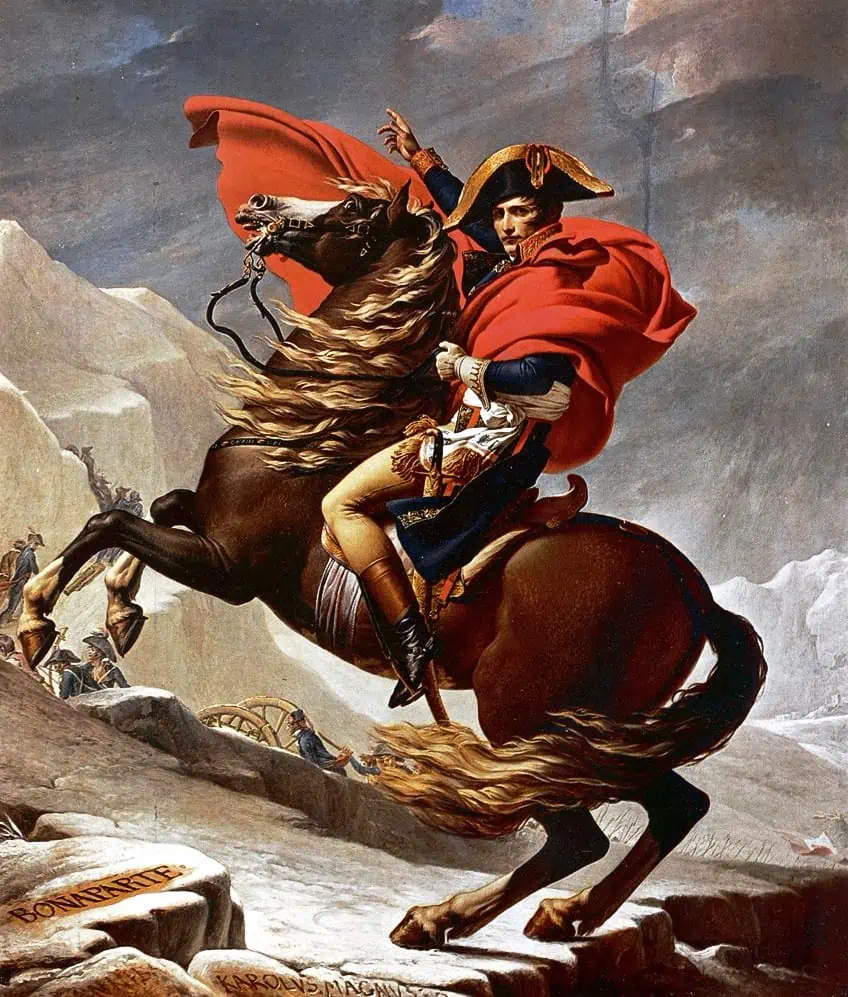 Napoleon Crossing the Alps Analysis