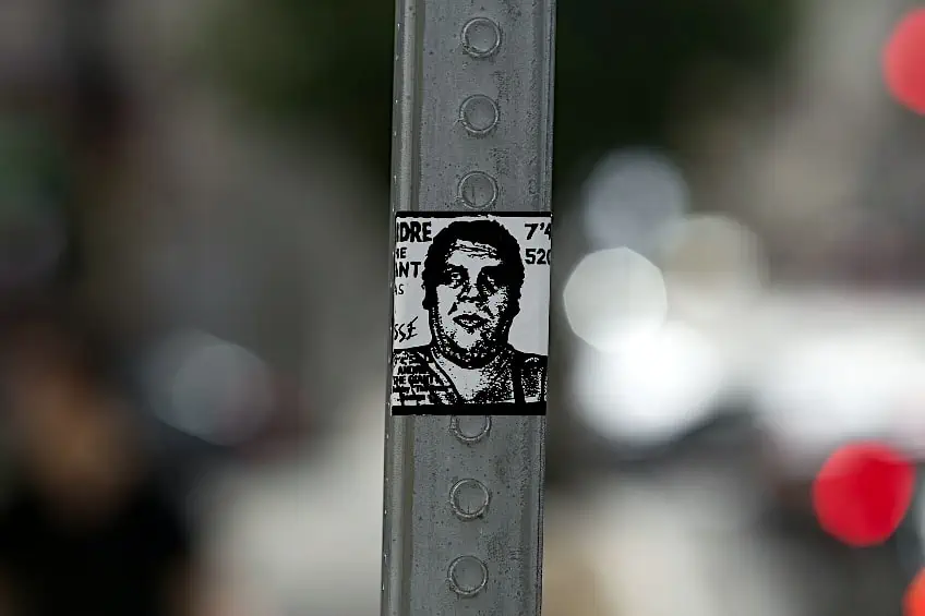 Shepard Fairey Sticker Campaign